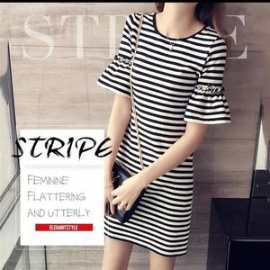 Cute stripped dress